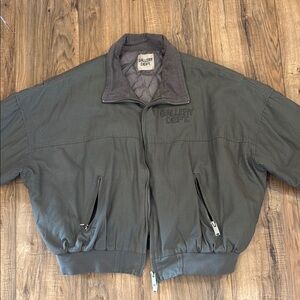 Gallery Dept Gray Bomber Jacket with Relaxed Silhouette